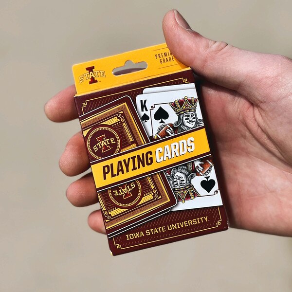 I-State Cardinal & Gold Playing Cards